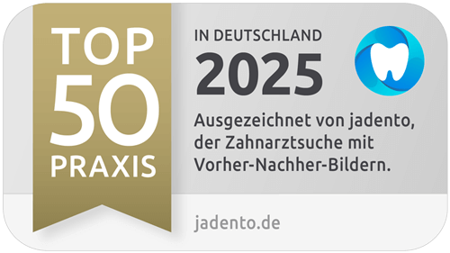 Jadento Siegel 2025 Top 50 Zahnarzt-Praxis Dr. Zwanzig Bielefeld